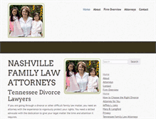 Tablet Screenshot of familylawtn.com